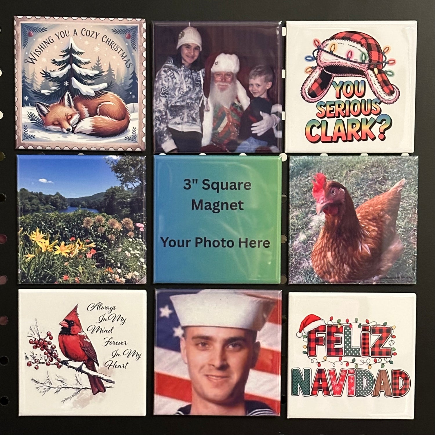 3 x 3 Square Custom Magnets